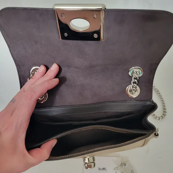 NEW Coach Shoulder Bag Purse with Chain - Picture 5 of 5